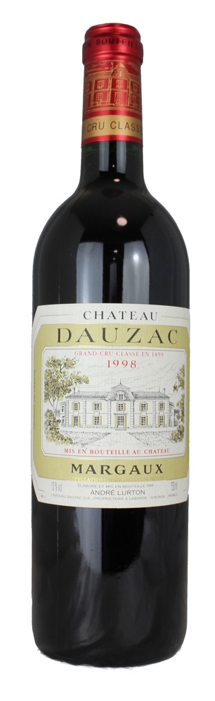 Chateau Dauzac 1998 Margaux 5th Growth Classification | Vintage